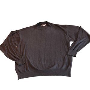 Allora Men's Dark Brown Long Sleeve Rayon Blend Pullover Sweater Size 2XL - runs